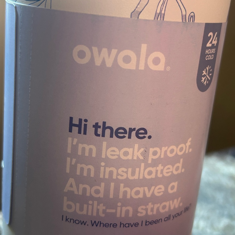 Push Button Insulated Water Bottle (Owala) - Picture 4 of 5